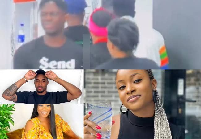 BBNaija: Drama As Sheggz, Rachel & Bella Fight Over Food