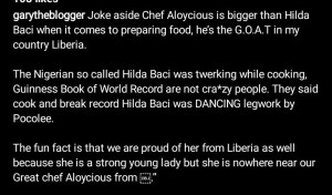 "Why Guinness World Record Wouldn't Certufy Hilda Baci" - Man Speaks, Identifying Loopholes In Her Cook-A-Thon