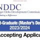 NDDC Foreign Postgraduate Scholarship 2023-2024