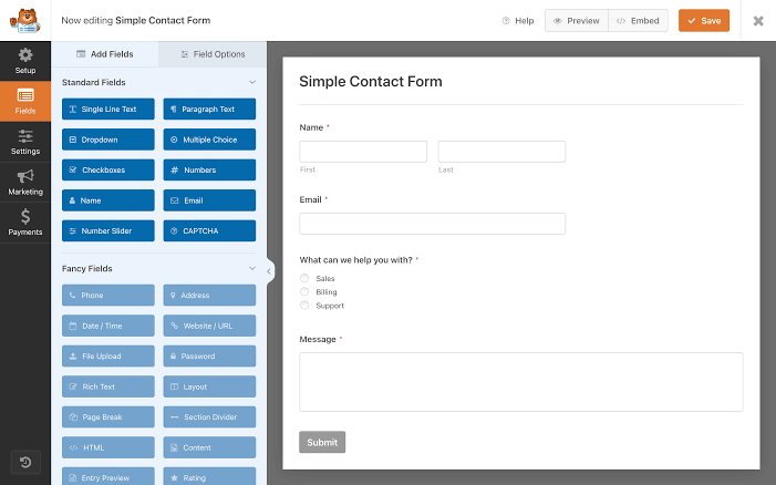 How to Use WordPress Forms Lite on Website